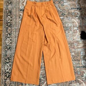 ASOS Wide Leg Trousers Orange US 12